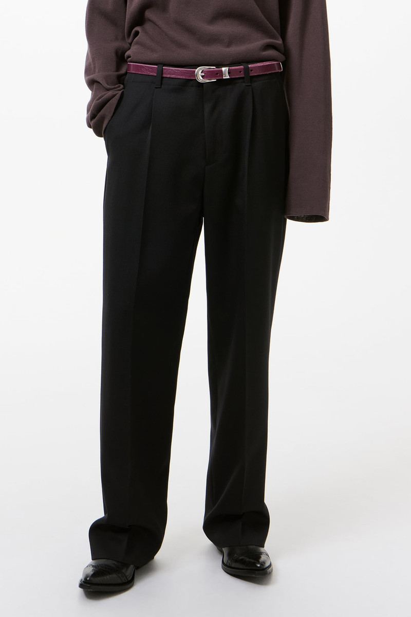 Borrowed Chino Coarse Black Gabardine 3