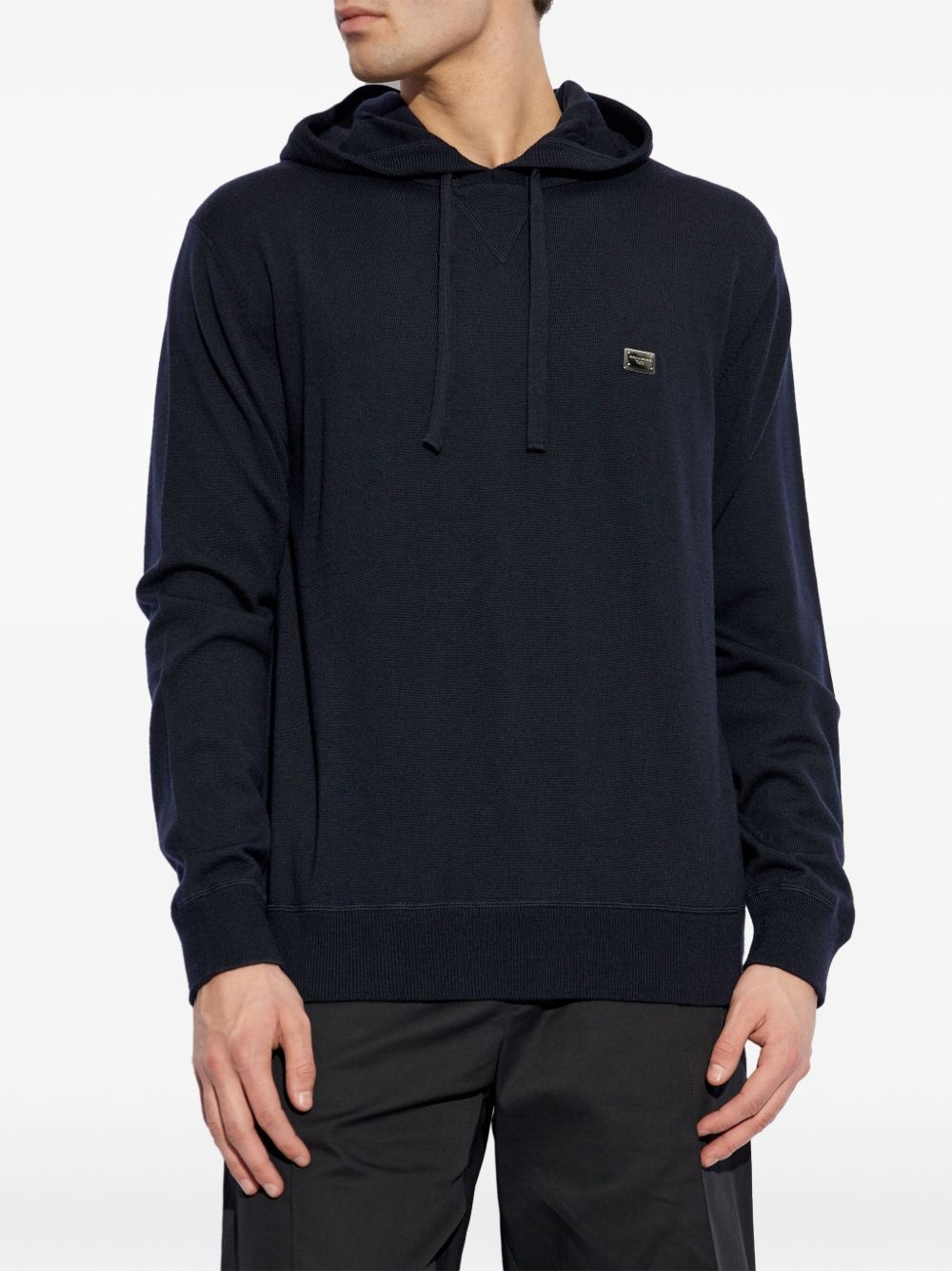 logo-plaque hoodie - 3