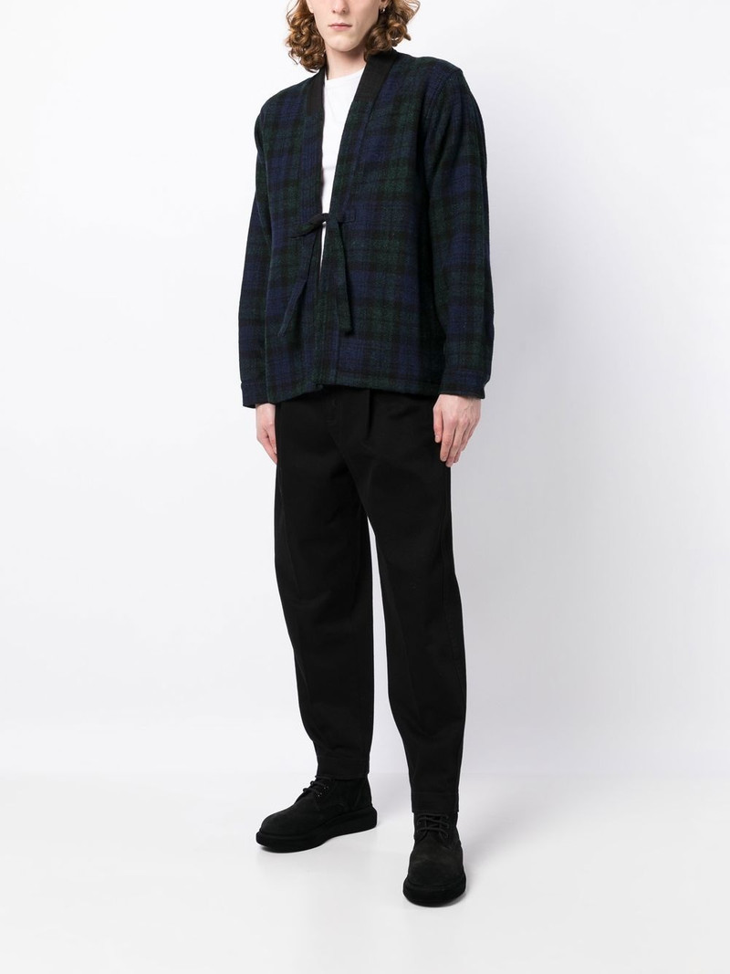 MAHARISHI tartan front-tie jacket outlook