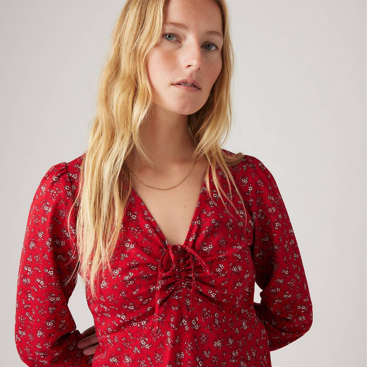 DELRAY LONG SLEEVE MINI DRESS - 4