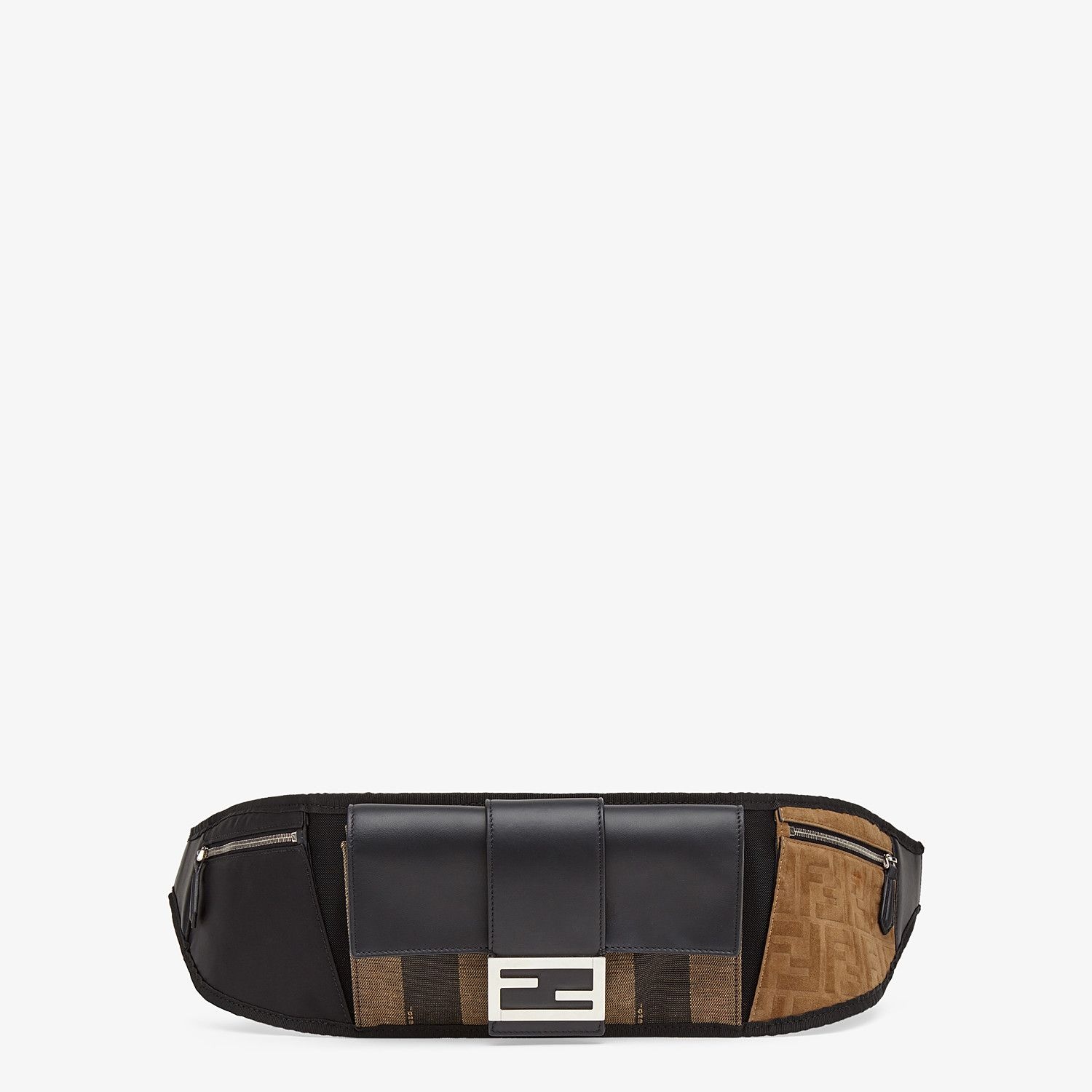 Brown canvas belt bag 1