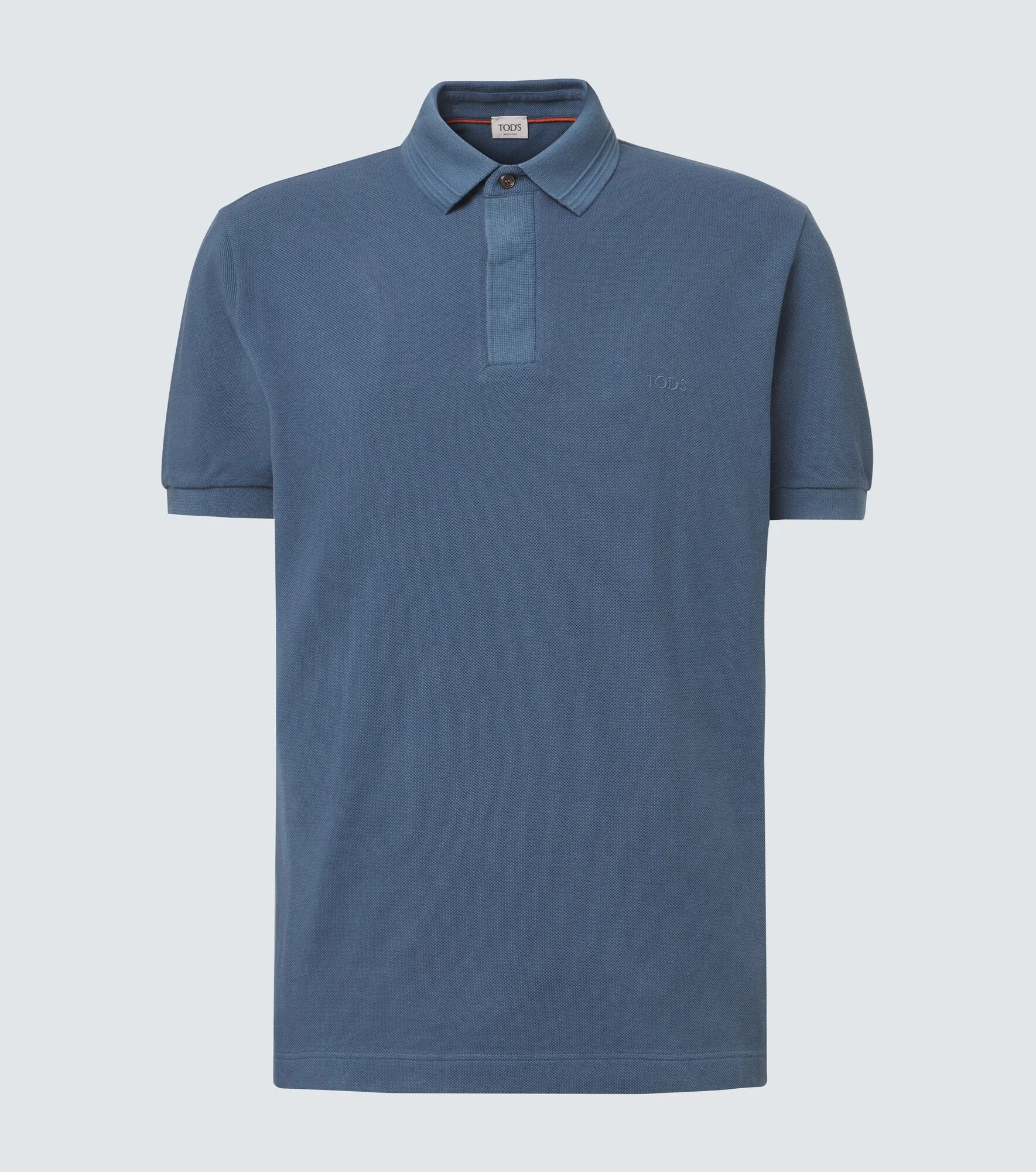 Cotton piqué polo shirt - 1