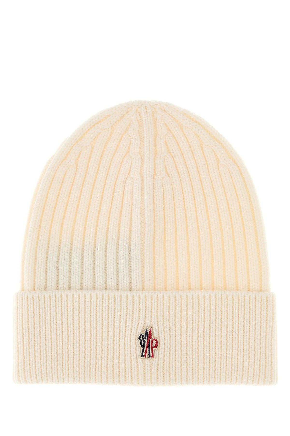 Ivory wool beanie hat - 1