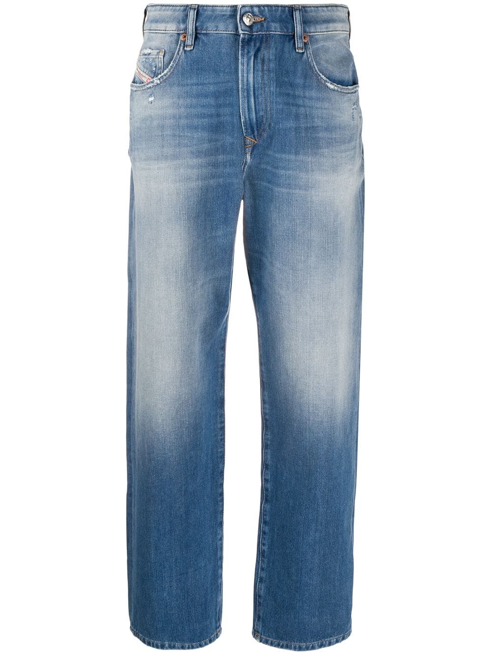 D-Reggy high-rise cropped jeans - 1