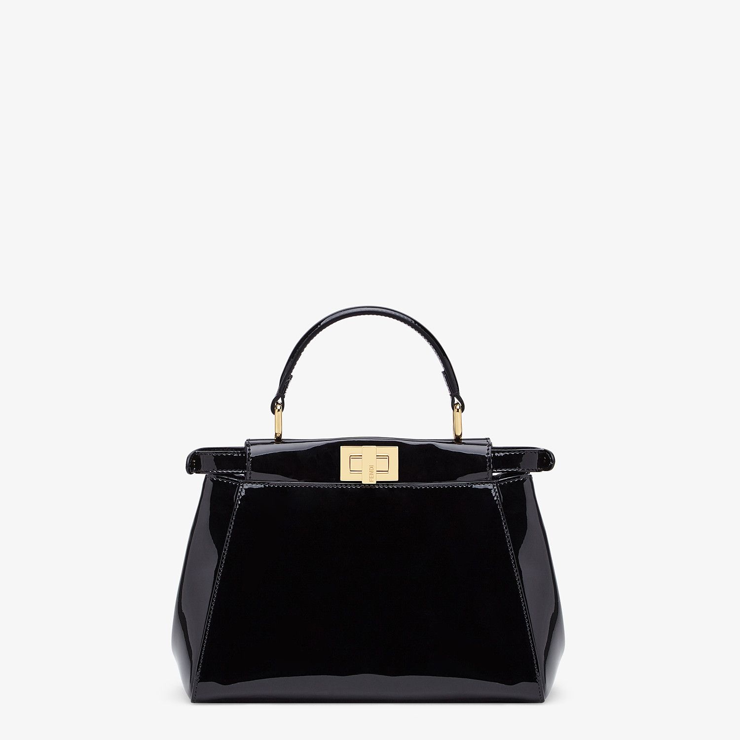 Black patent leather bag - 4