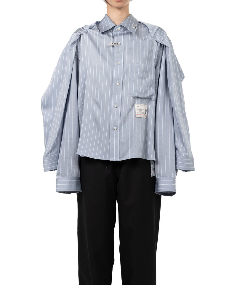 Sleeve Layered Stripe Shirt 3
