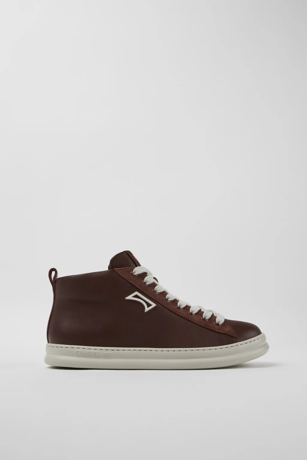 Runner Brown Leather and Nubuck Sneakers for Men. - 1