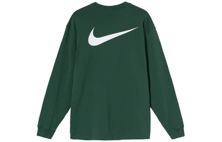 Stussy x Nike Crossover Printing Long Sleeves Unisex Green DD3345-341 - 2