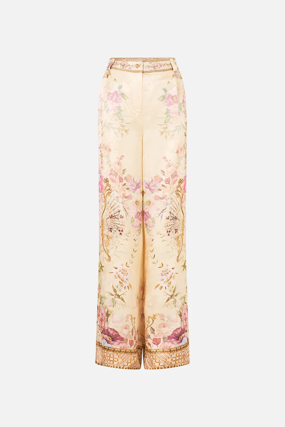 WIDE LEG WAISTED PANT - 1