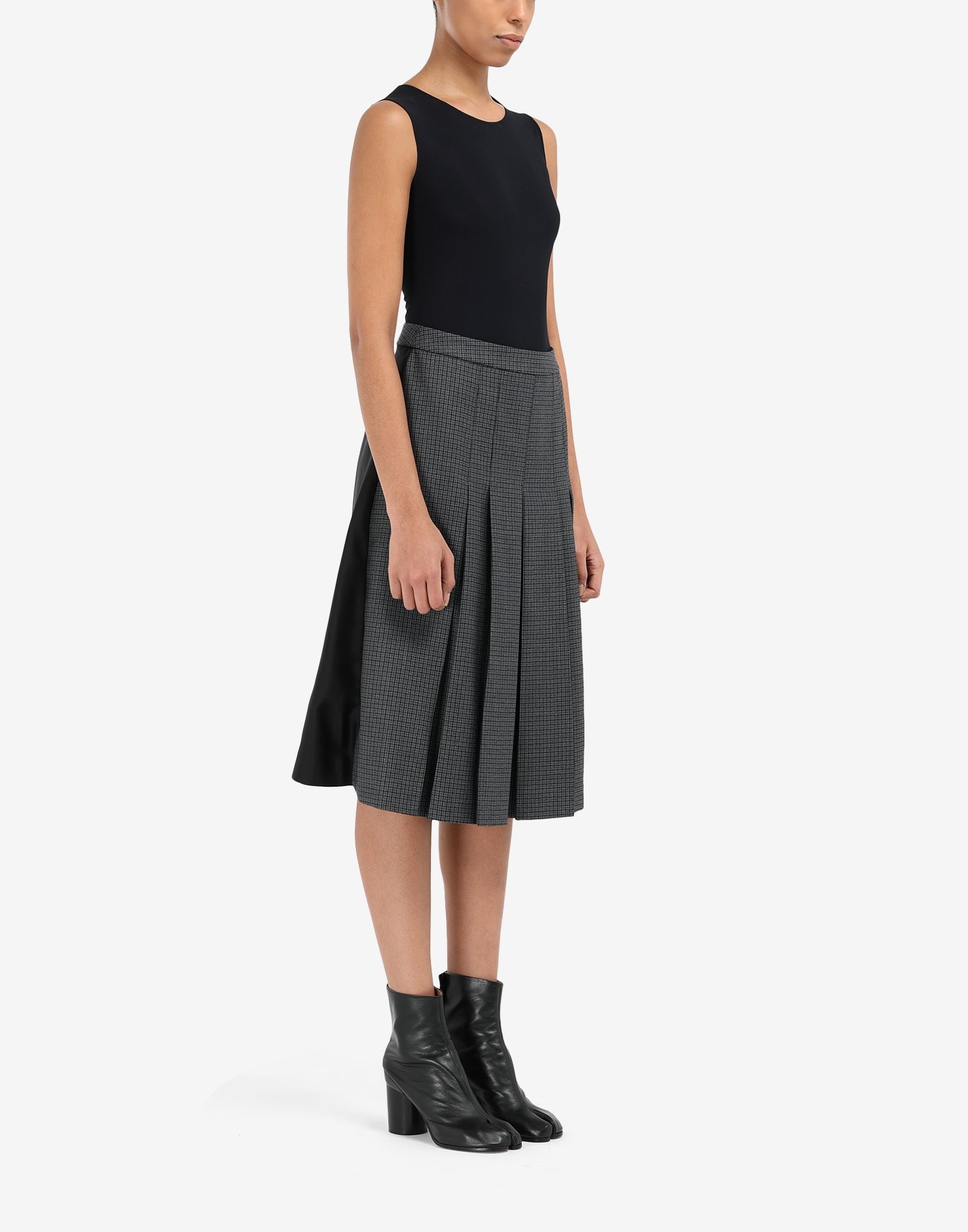 Spliced culottes skirt - 3