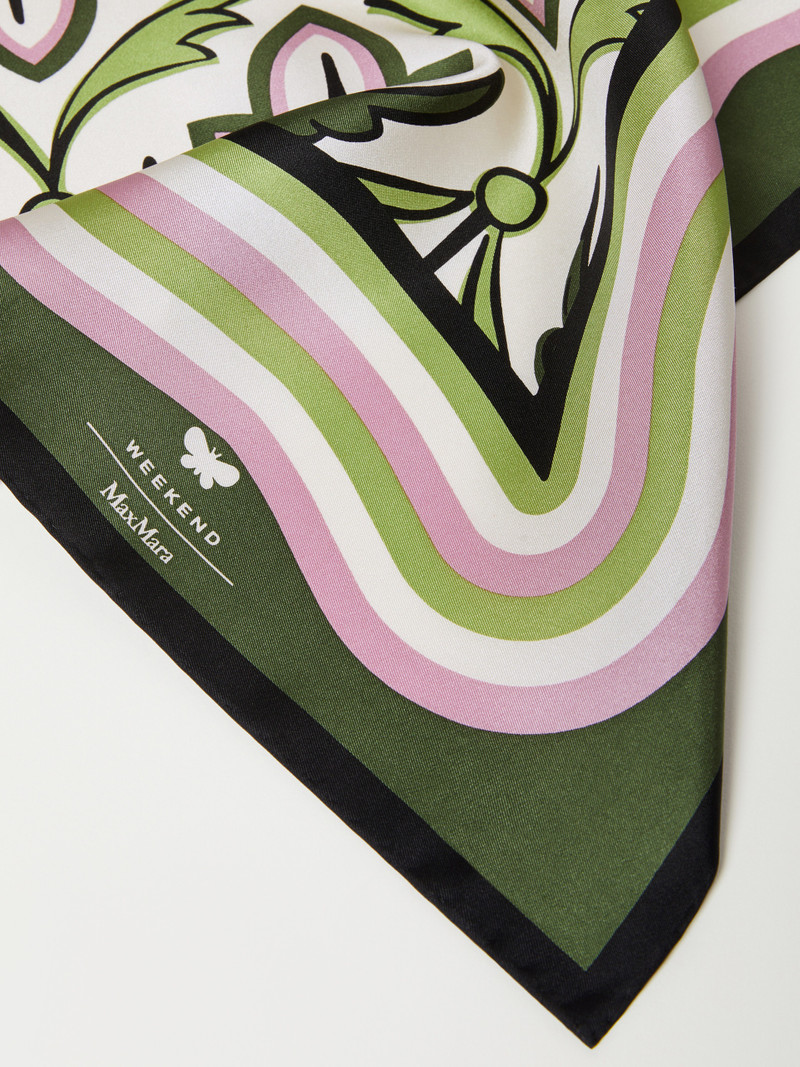 WEEKEND Max Mara ONESTO Printed silk scarf outlook