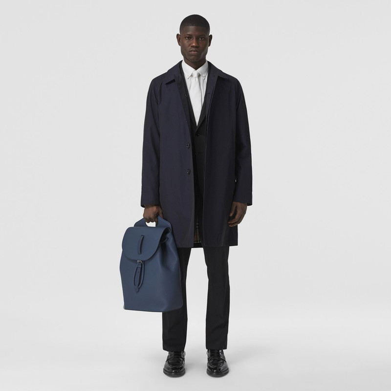 Grainy Leather Pocket Backpack 6