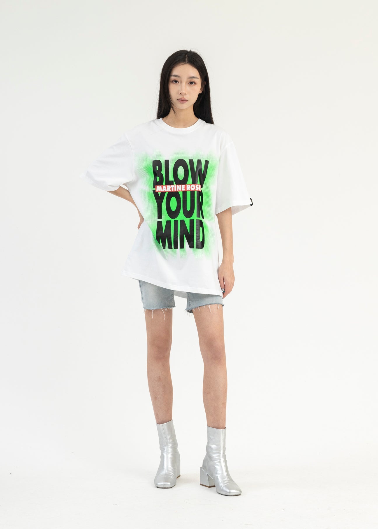 WHITE / BLOW YOUR MIND CLASSIC T-SHIRT - 5