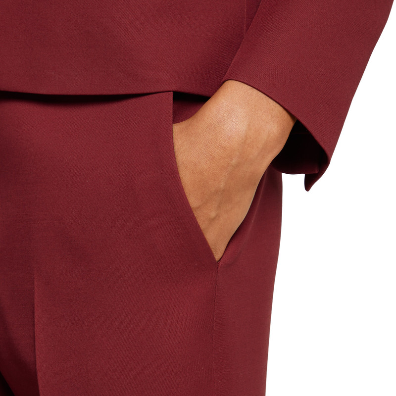 Wool silk pants with embroidery 5