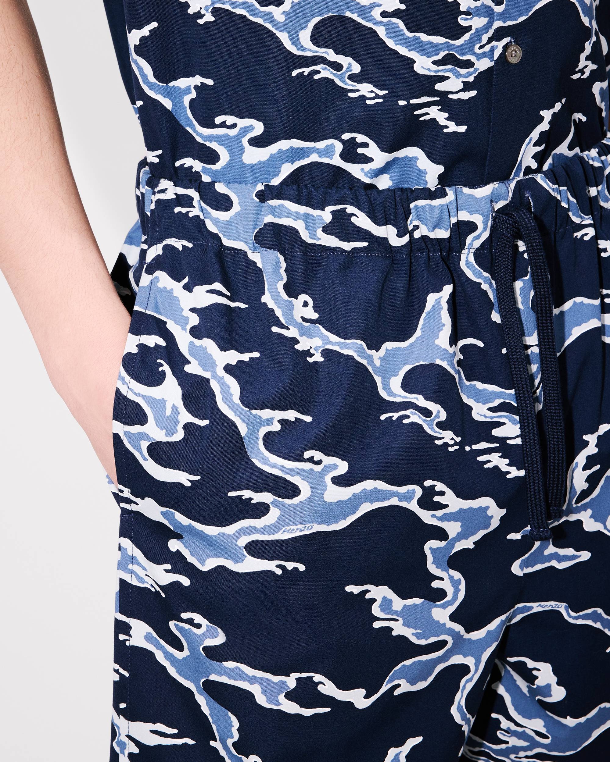 'KENZO Ocean Camo' elasticated short in cotton - 6