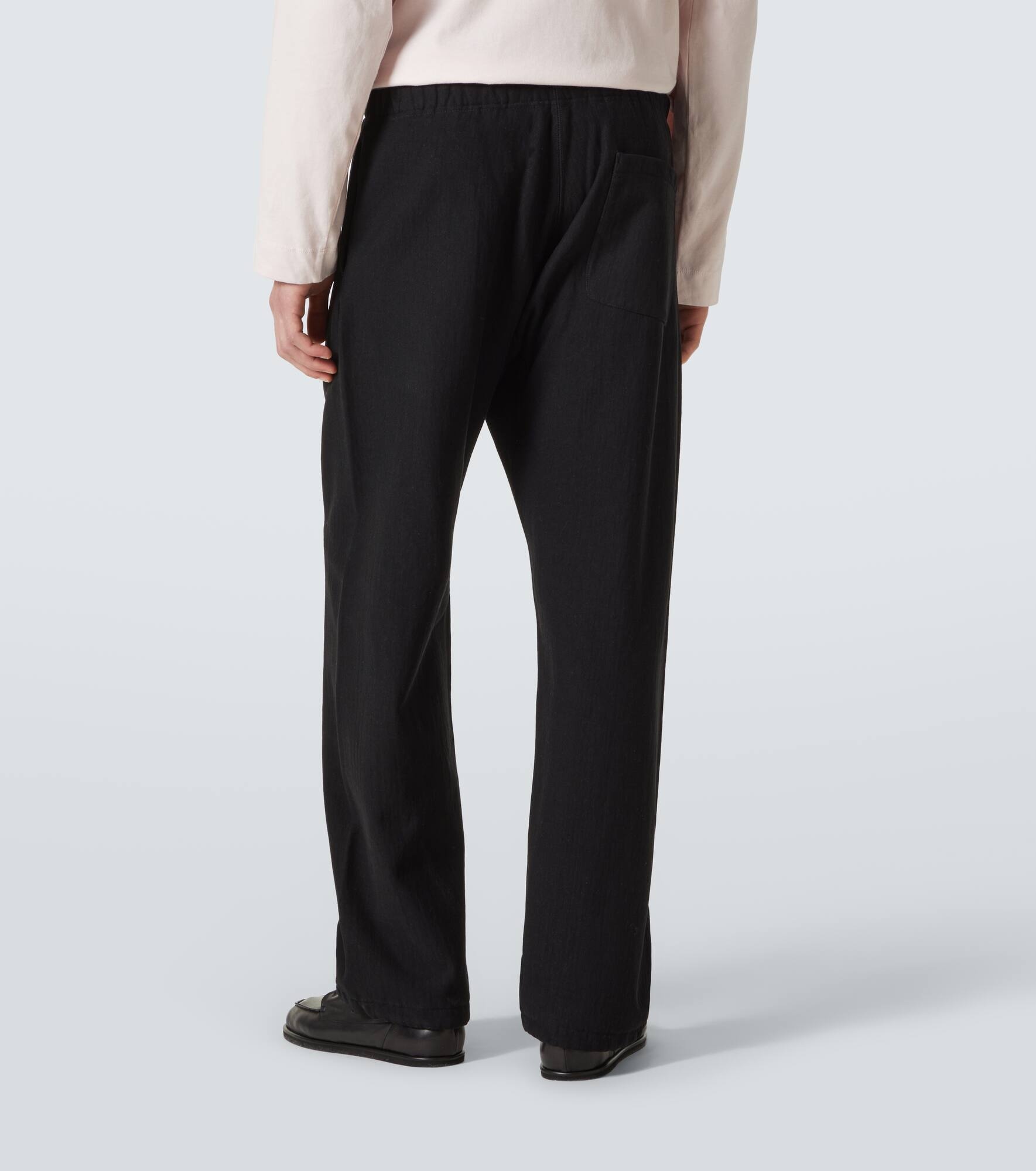 Cotton jersey sweatpants - 4