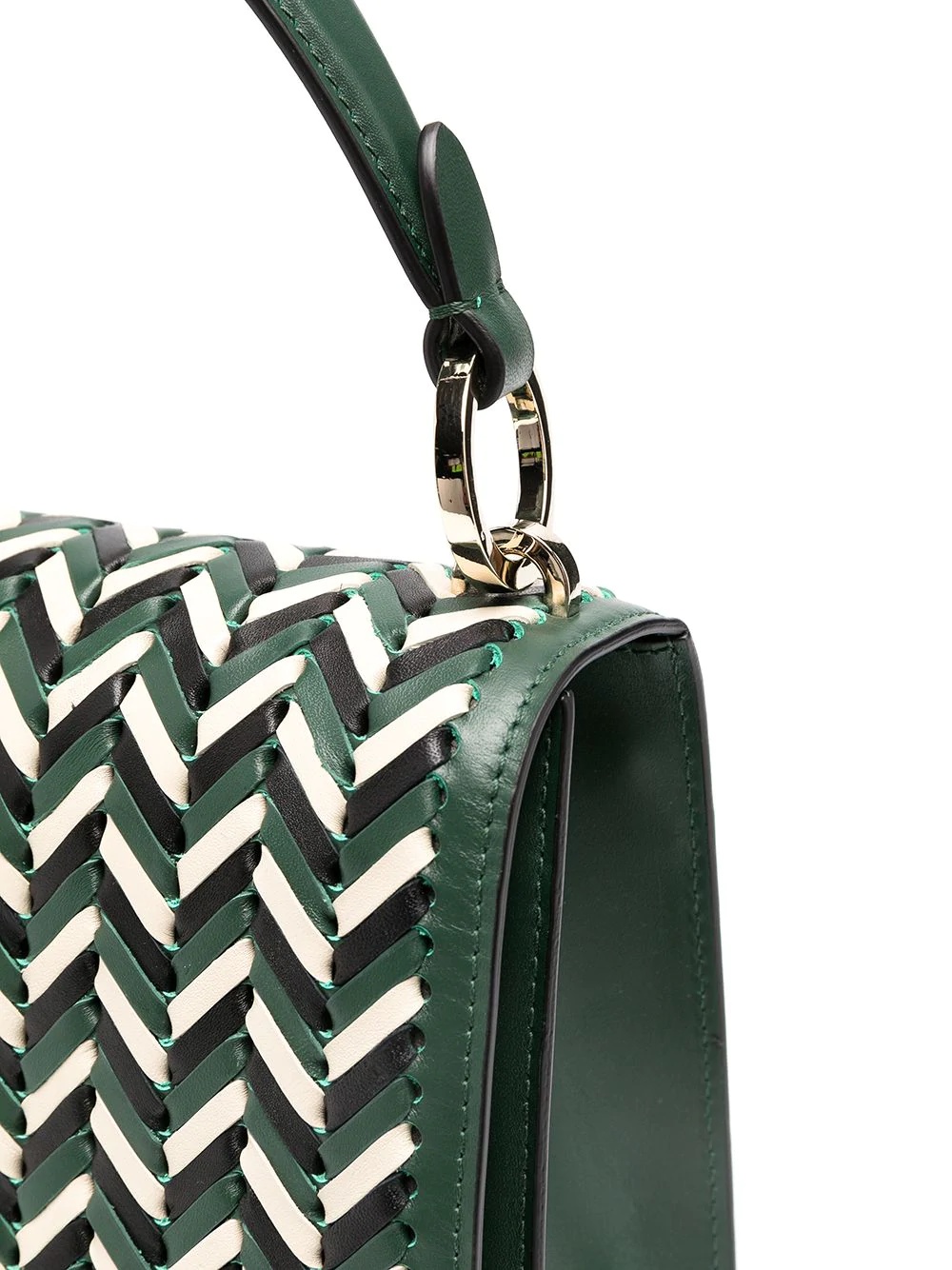 chevron-weave clutch - 4