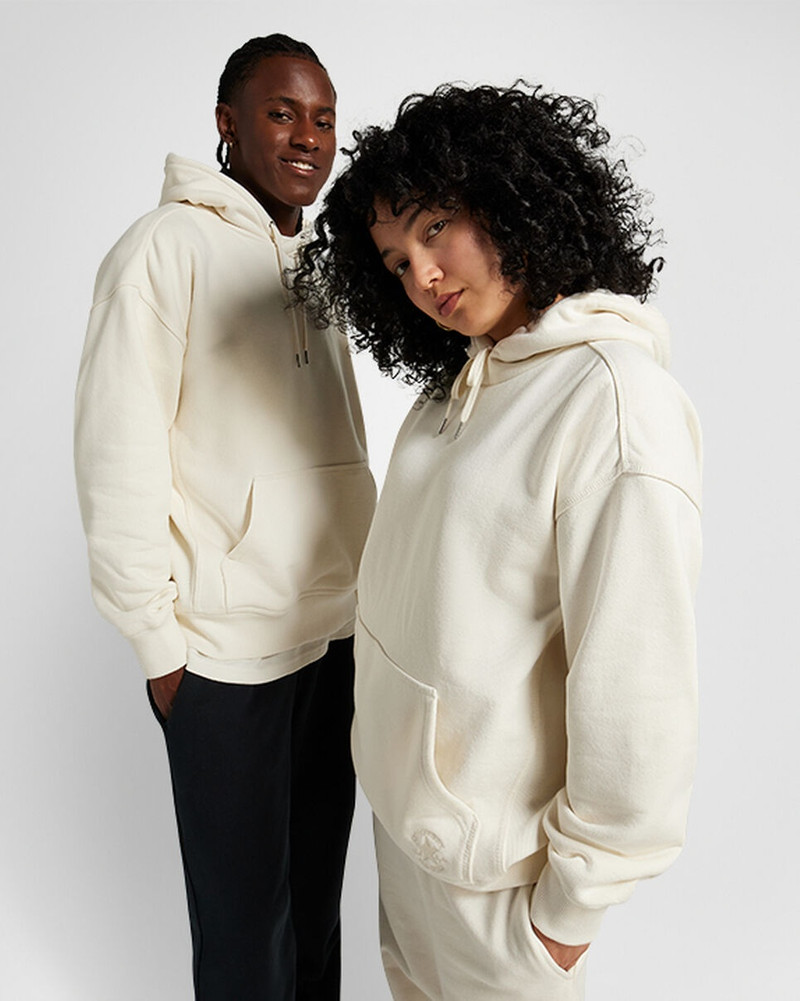 가로 골드 표준 느슨한 Fit Pullover Hoodie - 1