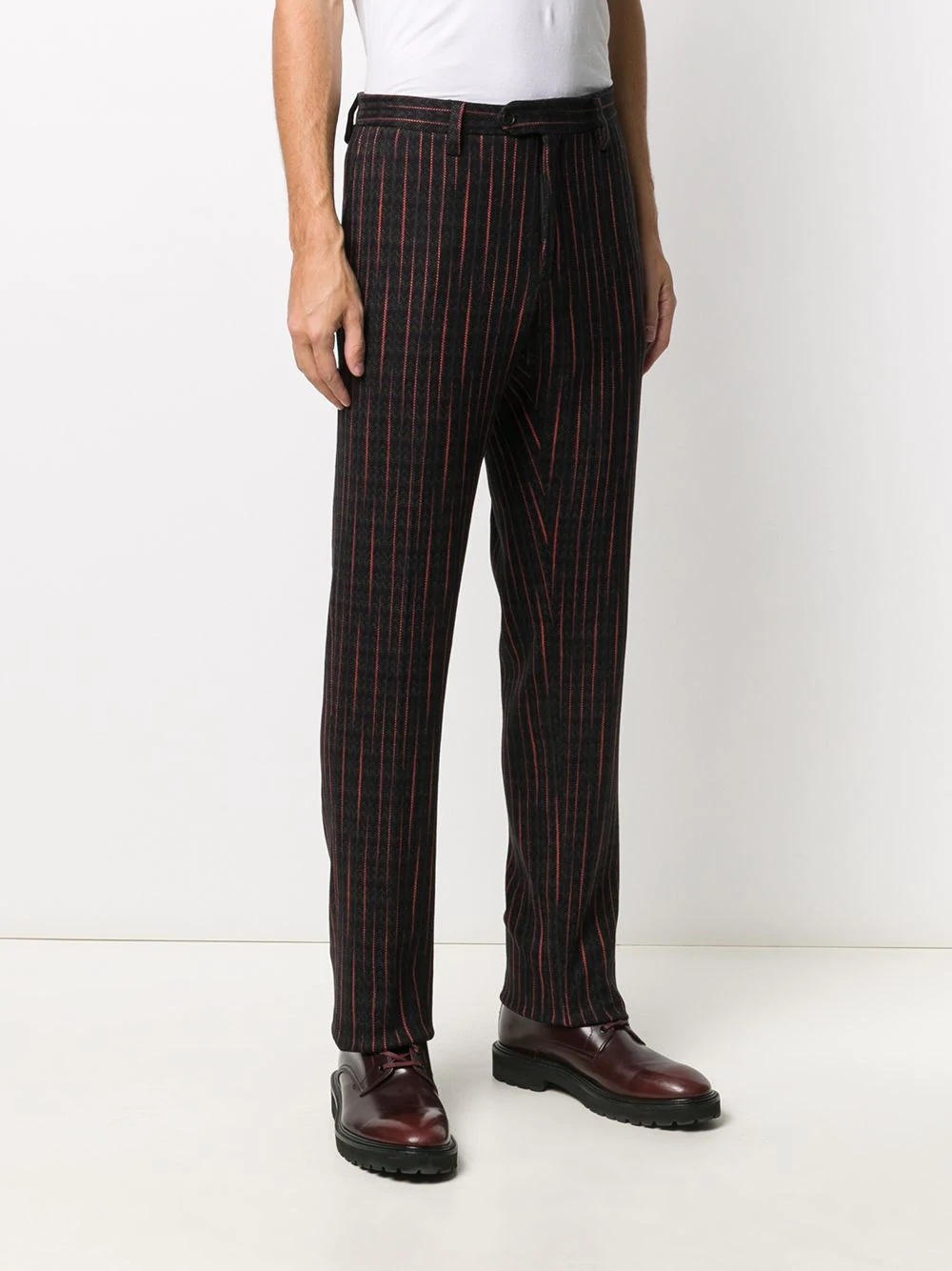 striped tailored trousers  - 3