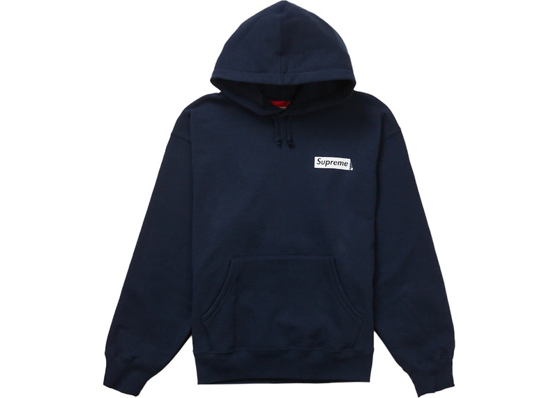 Supreme Supreme Catwoman Hooded Sweatshirt Navy outlook