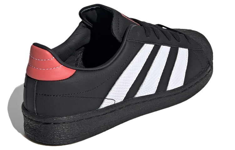 (WMNS) adidas Superstar 82 'Black White Scarlet' IE3056 - 5