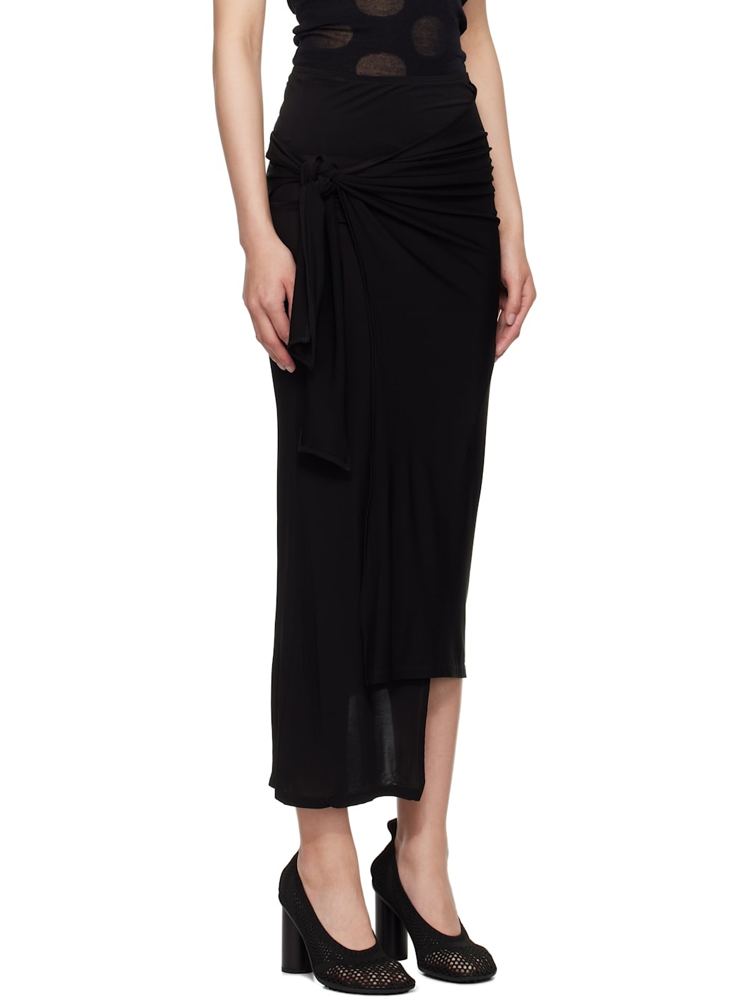 Black Gilma Maxi Skirt - 2
