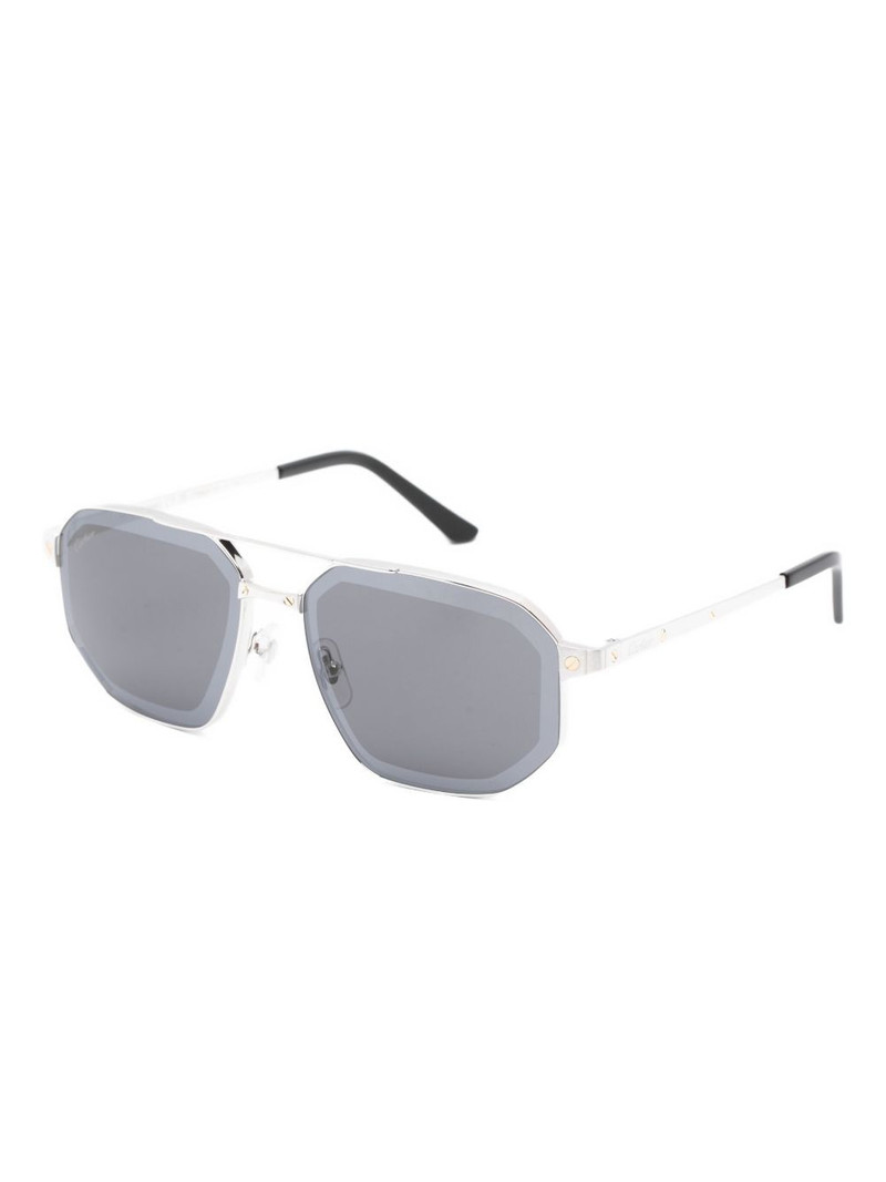 Cartier pilot-frame sunglasses outlook