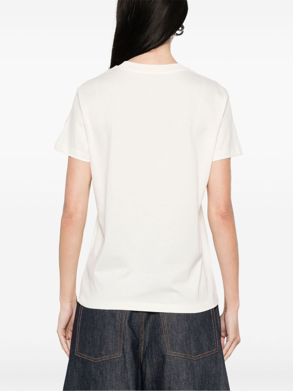 logo-embroidered T-shirt - 4