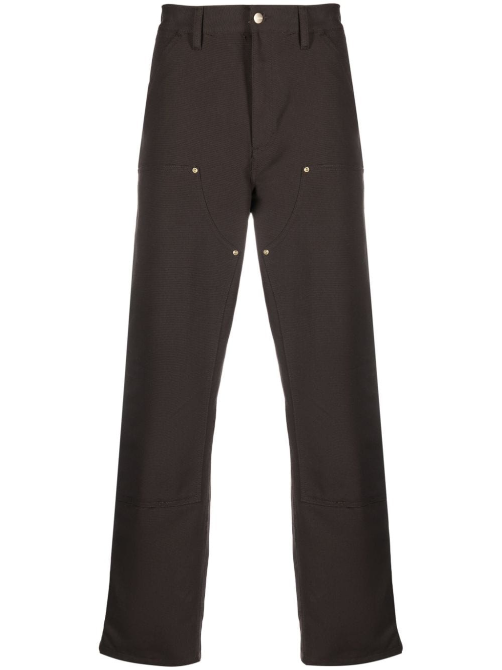 Double Knee straight-leg trousers - 1