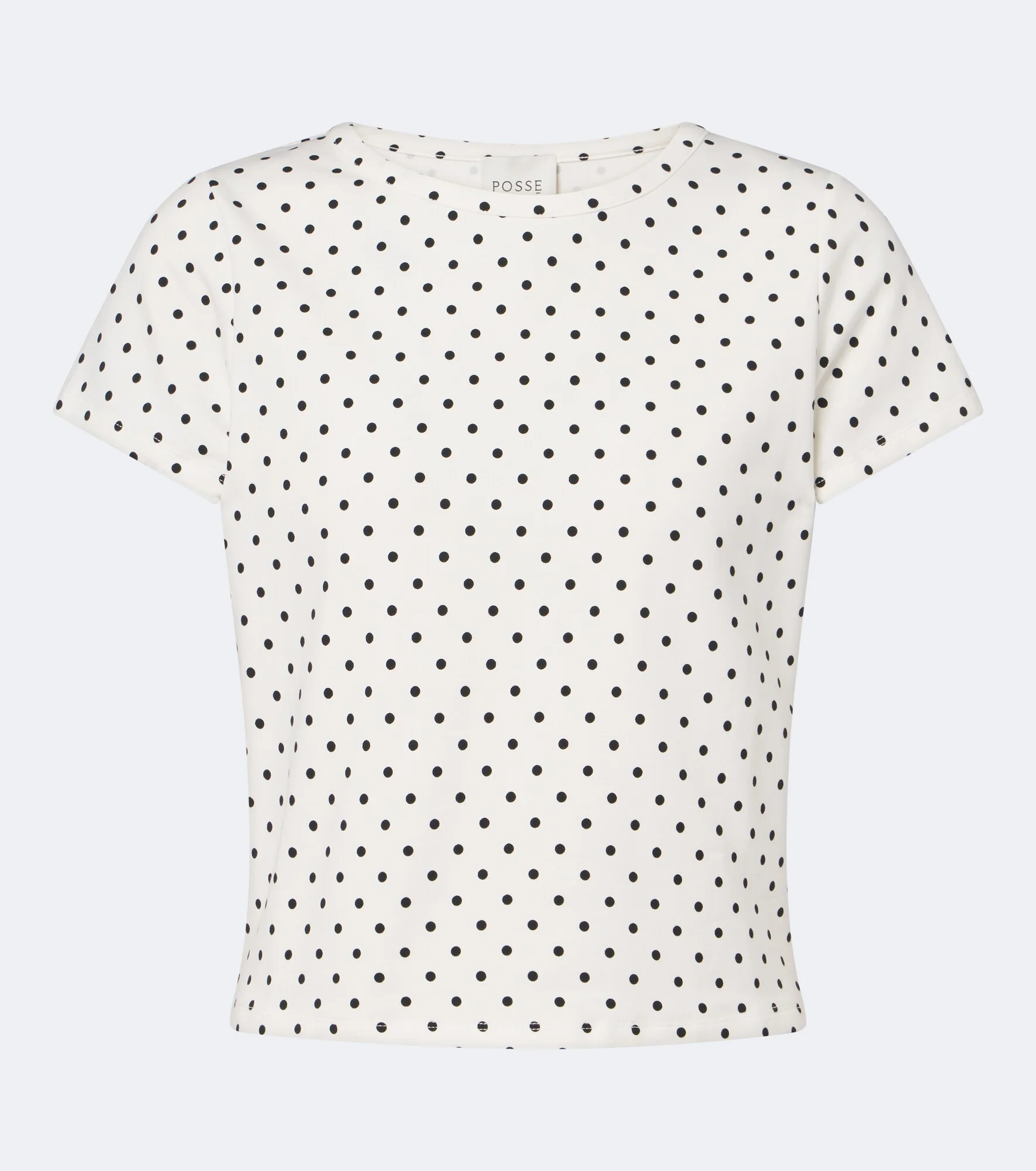 Tommy polka-dot cotton-blend jersey T-shirt - 1