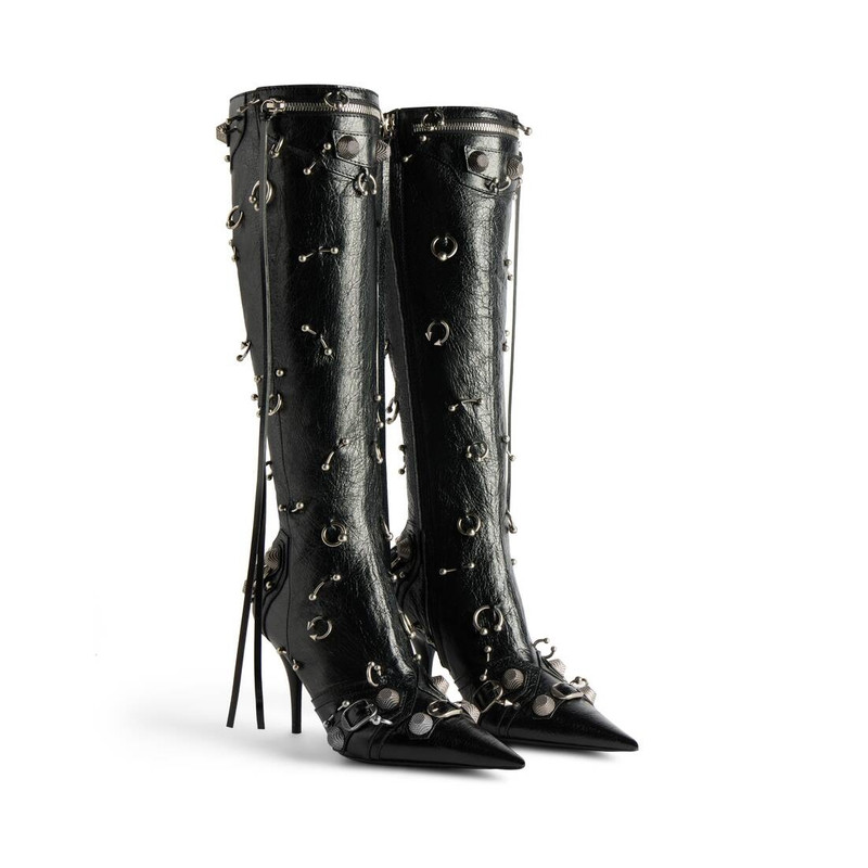 Women's Cagole 90mm Boot With Piercings  in Black 2