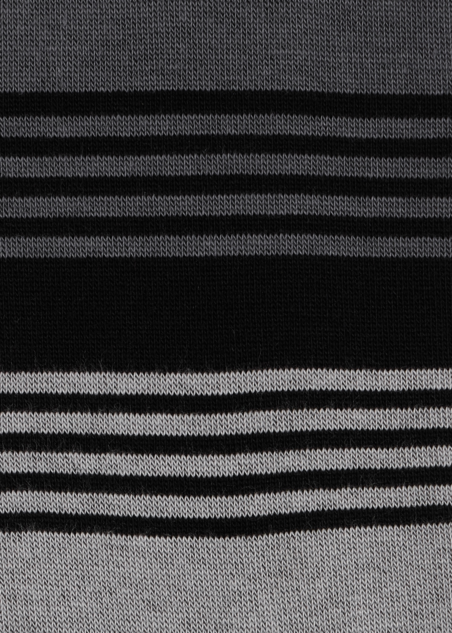 Black Ombre Stripe Socks - 3