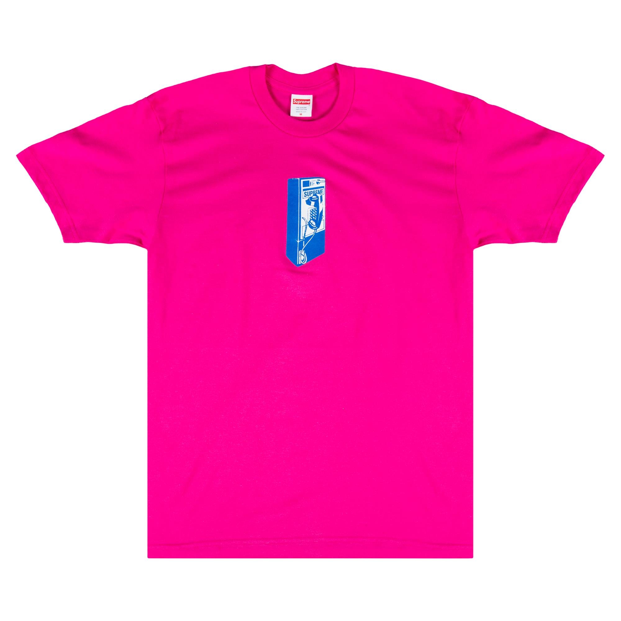 Supreme Payphone T-Shirt 'Pink' - 1