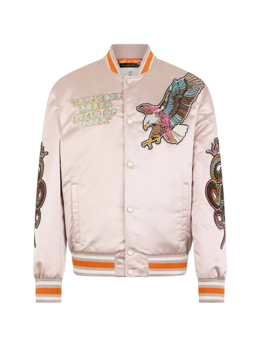 satin bomber jacket - 1