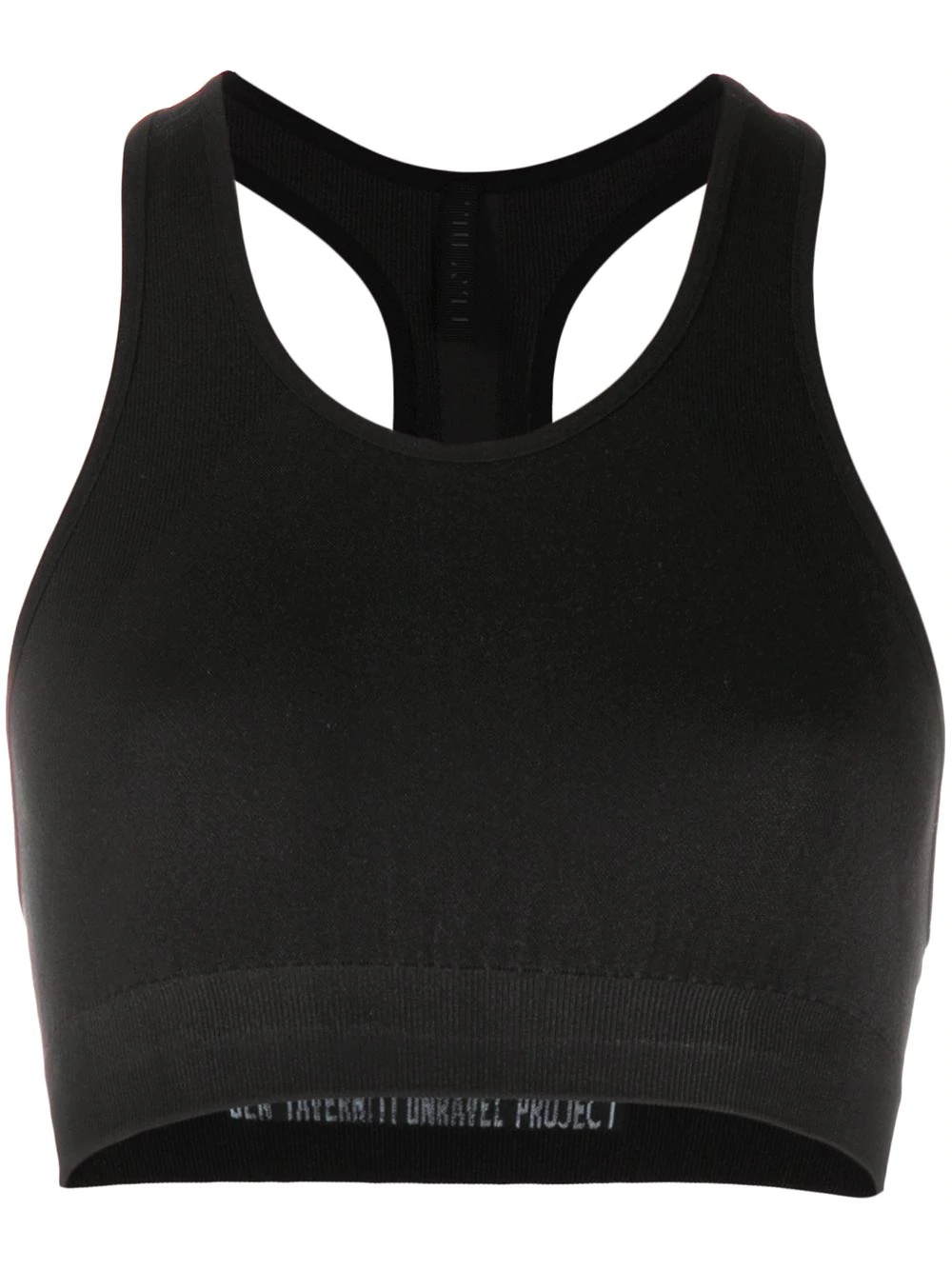 logo-print sports bra - 1