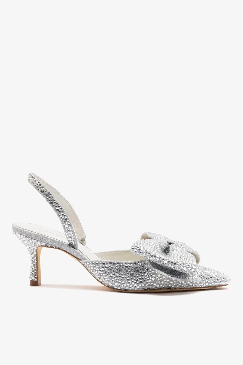 Mini Elle Pump Crystal Silver 1