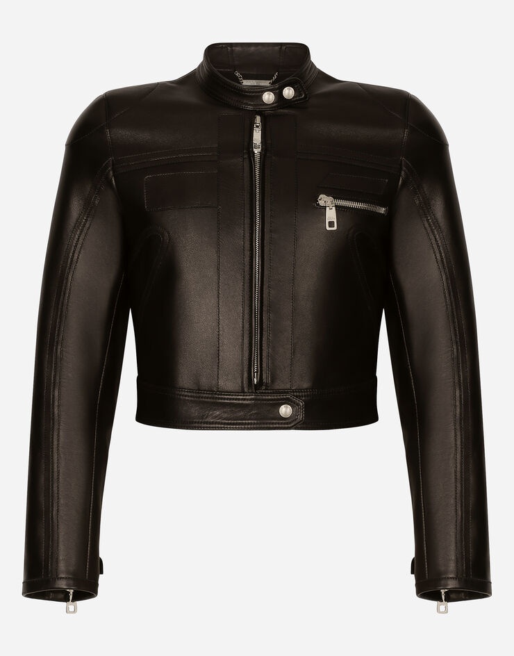 Nappa leather biker jacket - 1