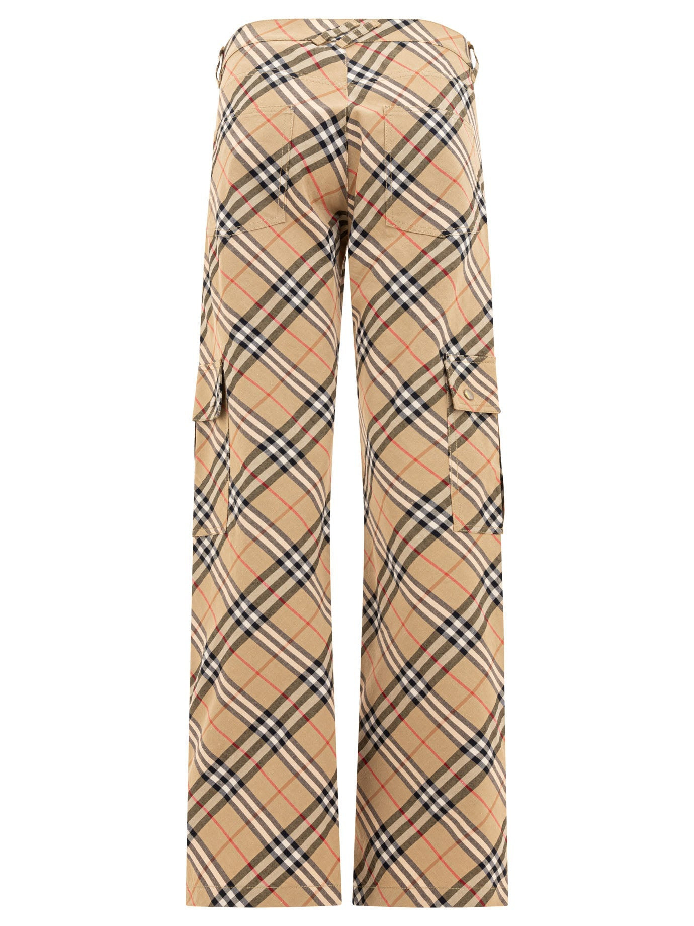 Burberry Women "Check" Cargo Trousers - 2