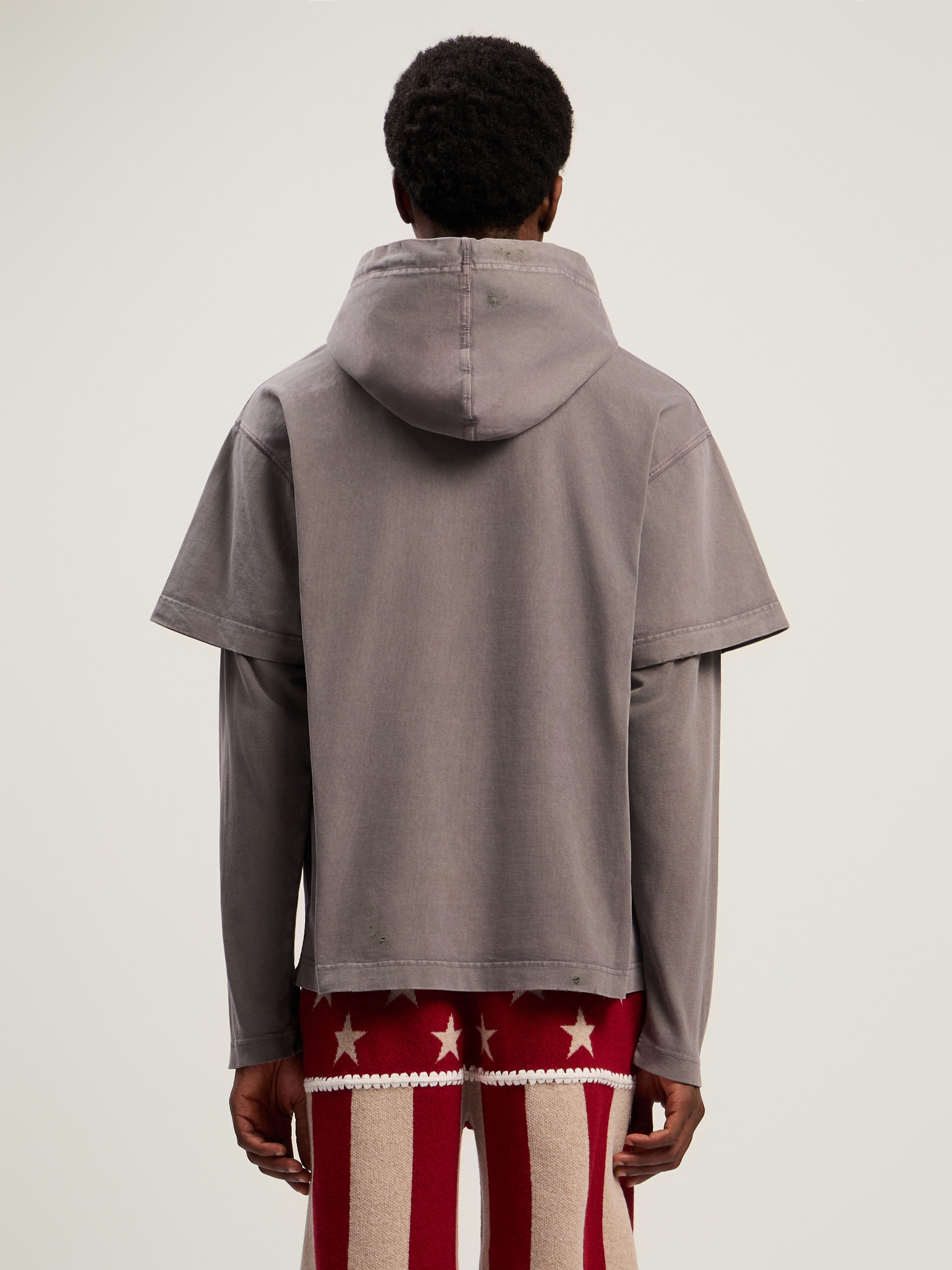 Monogram Distressed Hoodie - 5