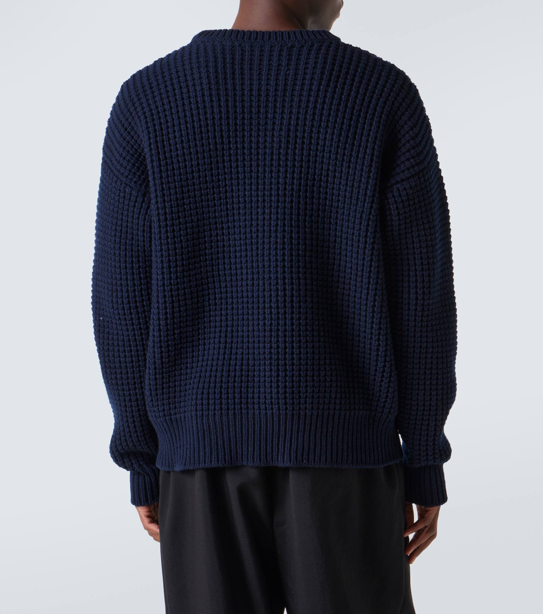 Oversized virgin wool sweater - 4