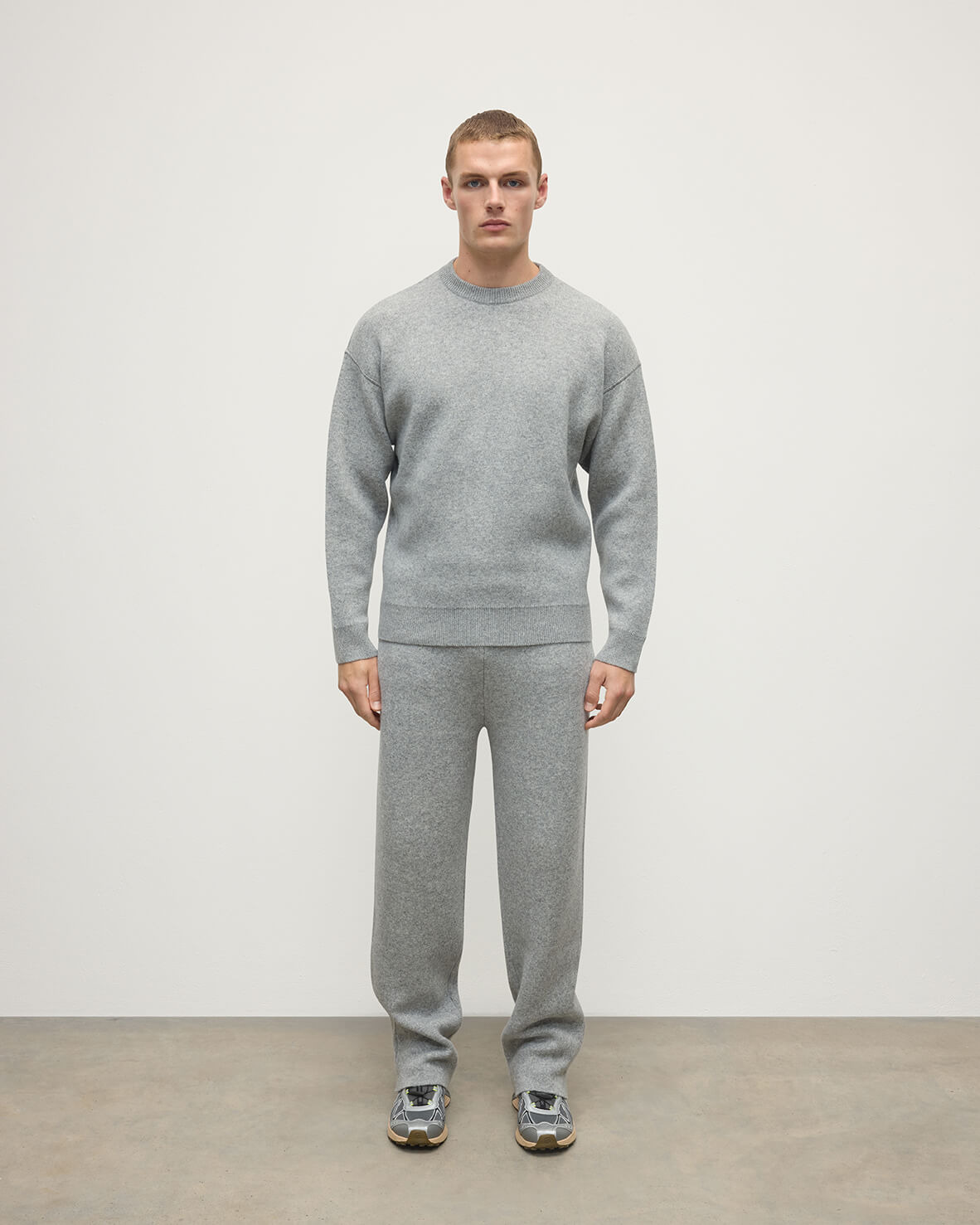 Double Face Grey Sweatshirt - 2