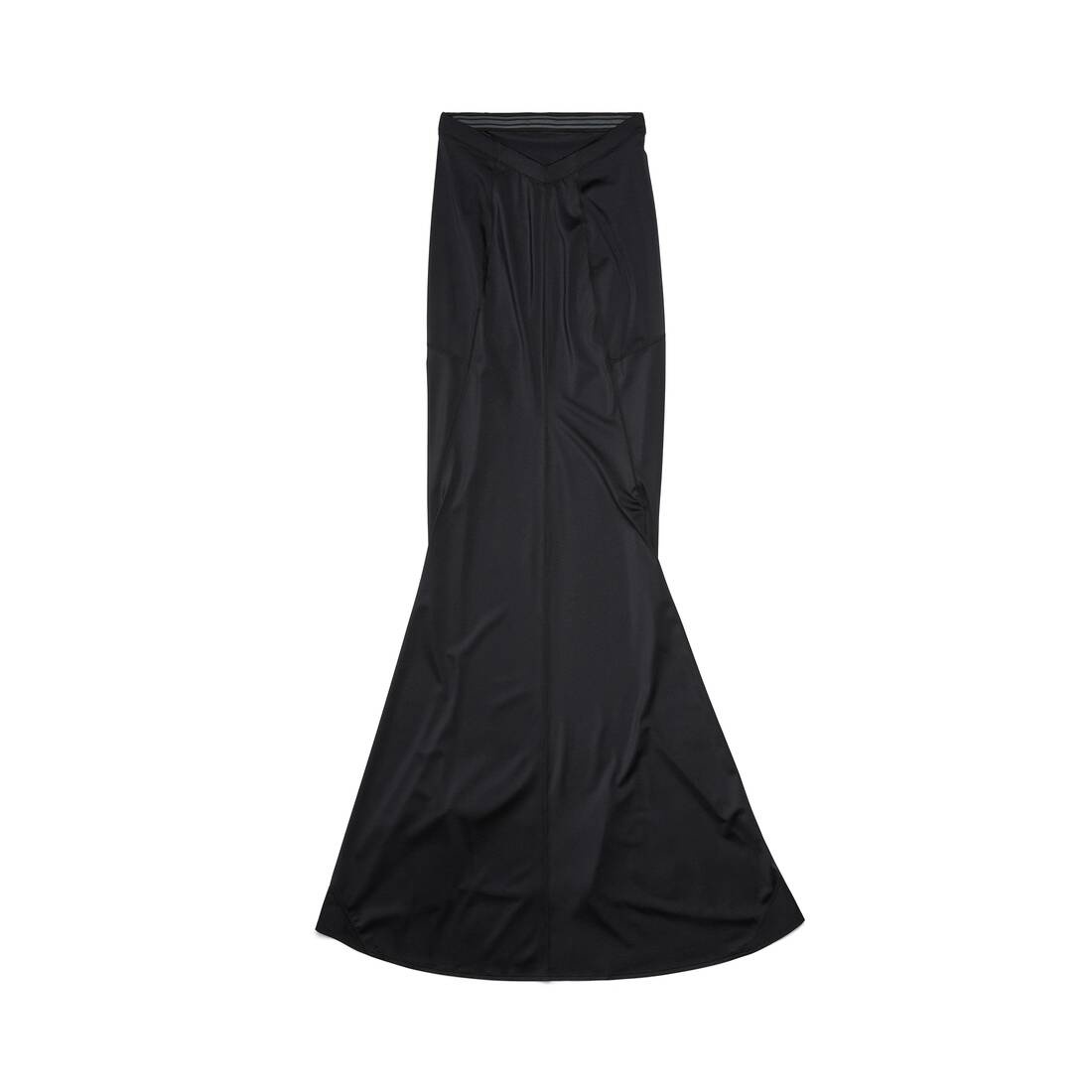 Women's Sporty B Activewear Mermaid Skirt in Black - 2