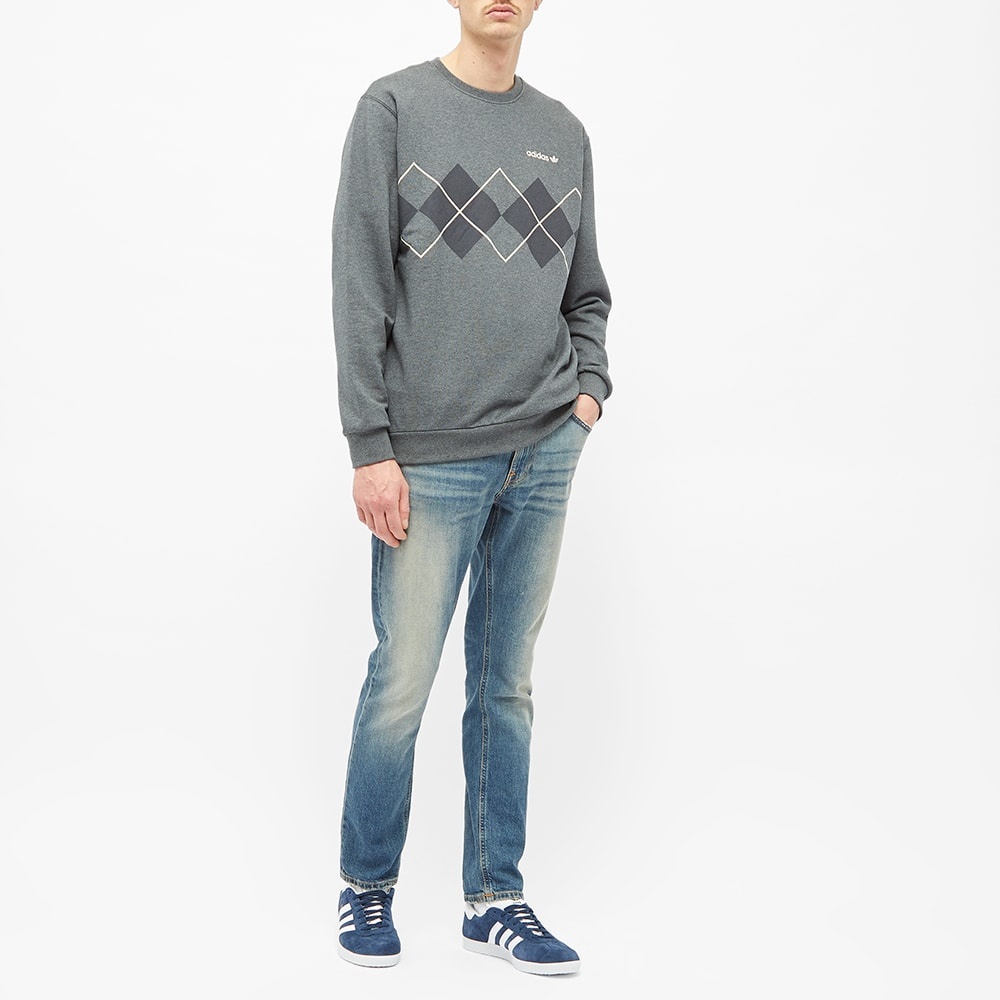 Adidas Argyle Crew Sweat - 5