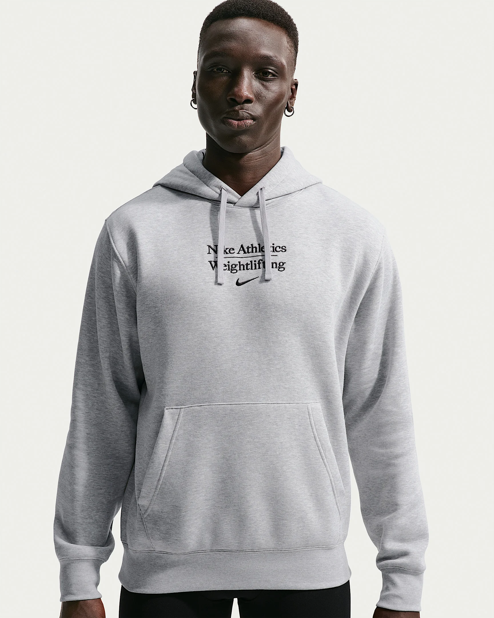 Nike Men's Weightlifting Pullover Hoodie - 1