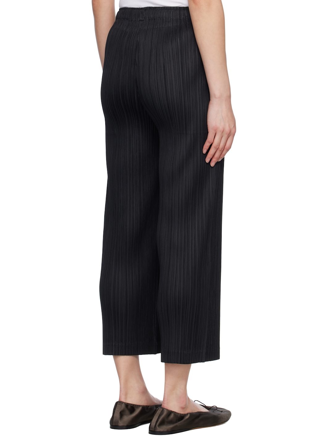 Black Thicker Bottoms 2 Trousers - 3