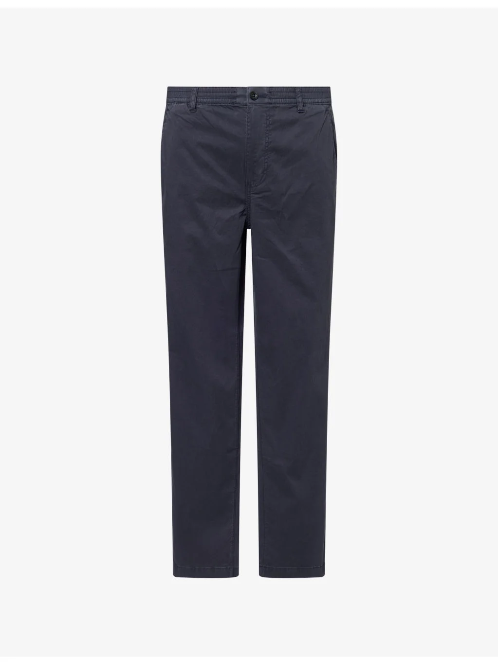 Eberton Tapered-Leg Stretch-Cotton Trousers - 1