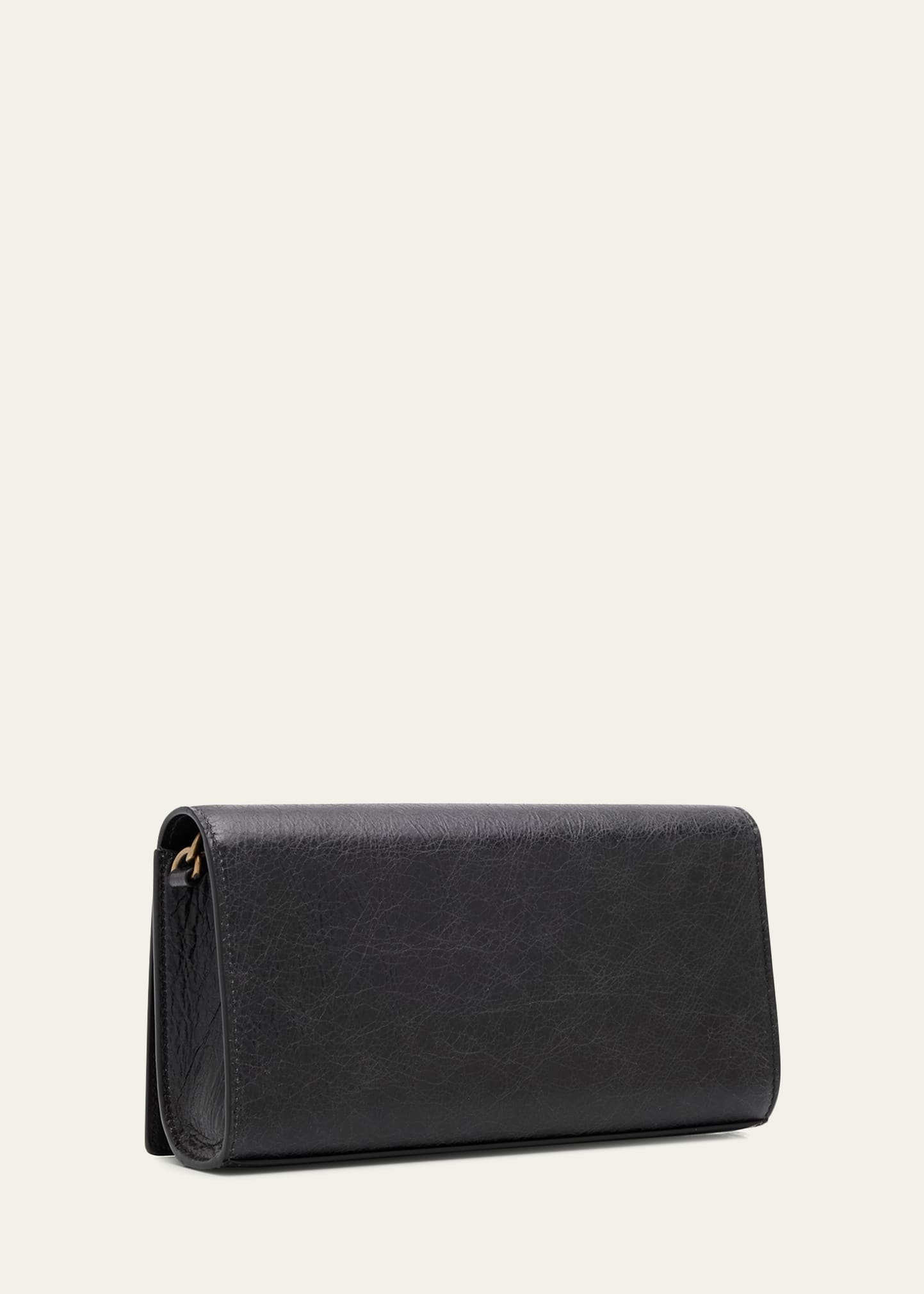 Le City Flap Leather Wallet with Chain Strap - 3