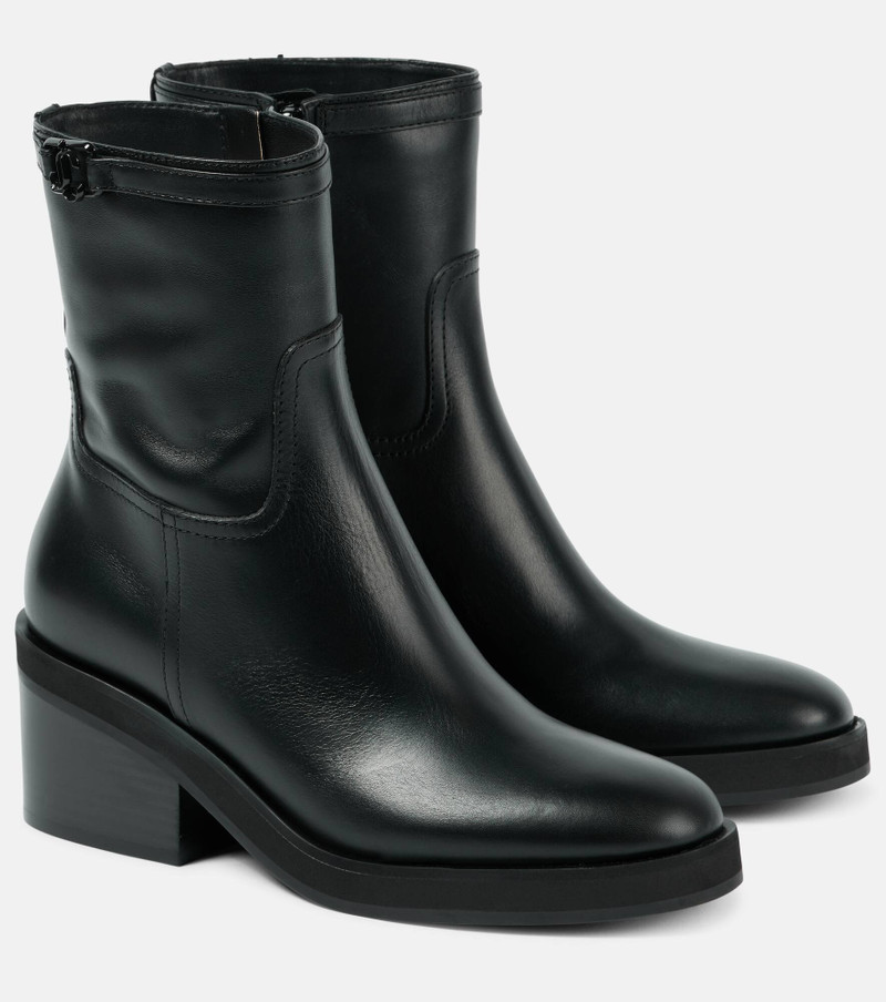 Yasmin 70 leather ankle boots - 1