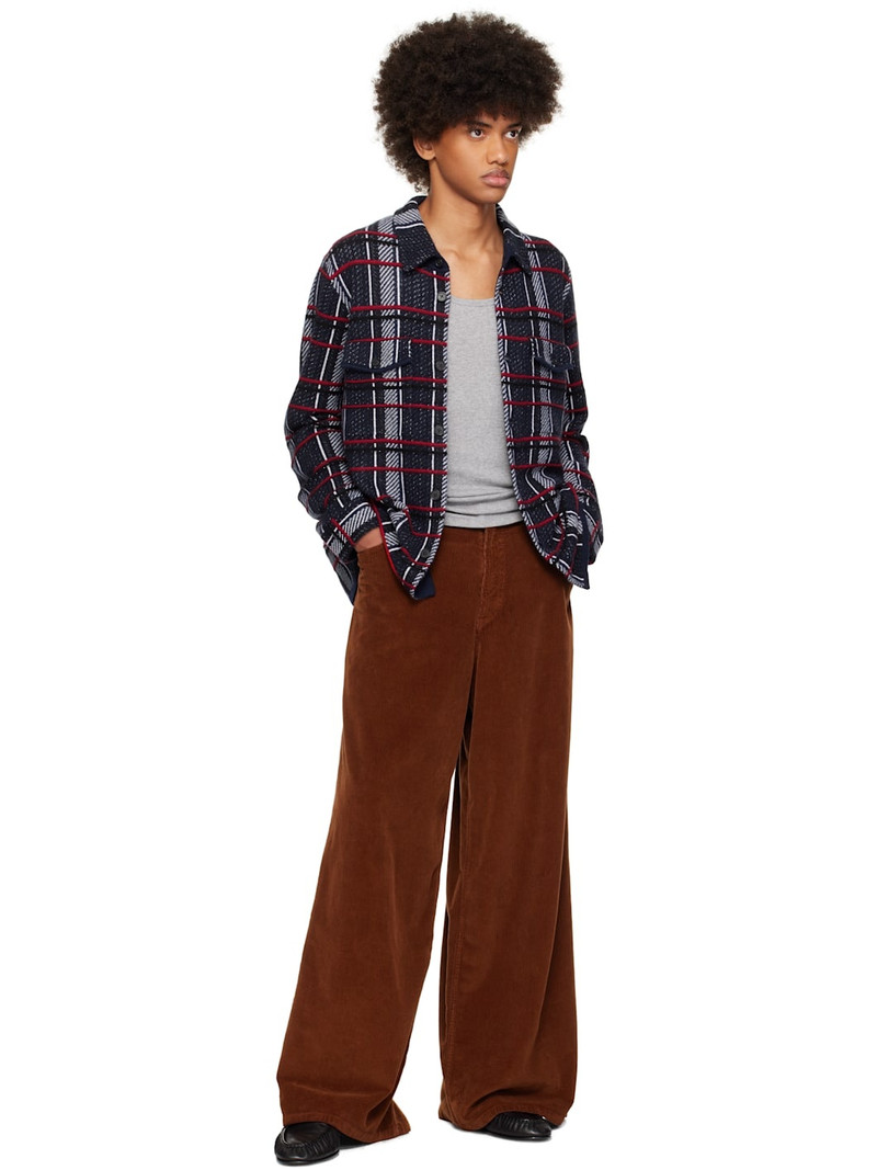 GUEST IN RESIDENCE Blue Plaid Work Shirt outlook