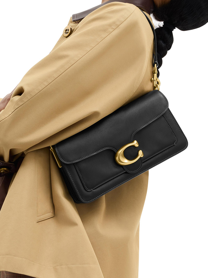 Women's Tabby Leather Shoulder Bag - Black 4